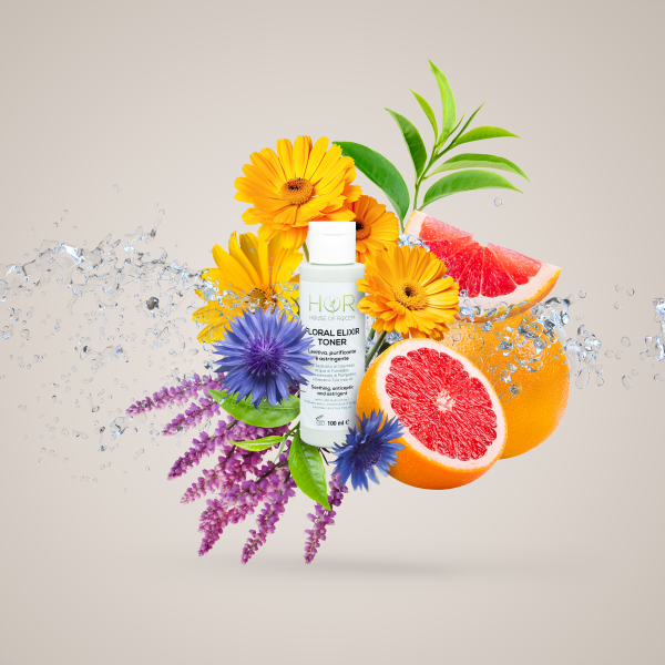 FLORAL ELIXIR TONER – Soothing Face Toner with Calendula, Aloe Vera, and Chamomile – 100 ml
