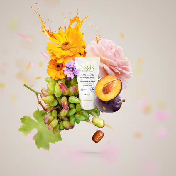 MANI ELIXIR – Crema Mani Nutriente e Protettiva con Jojoba, Calendula e Malva – 50 ml