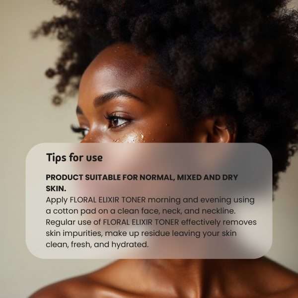 FLORAL ELIXIR TONER – Soothing Face Toner with Calendula, Aloe Vera, and Chamomile – 100 ml